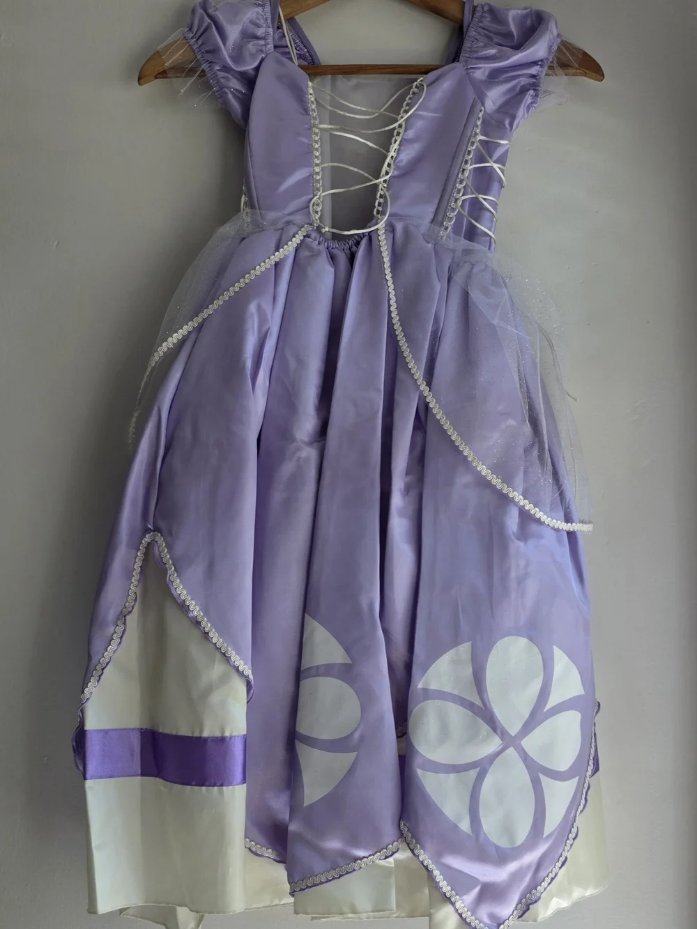 Alegria Lavender Princess Costume Dress with Pearl Trim NWT.